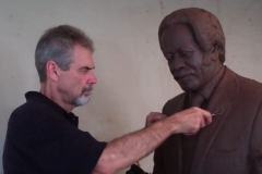 Gibson sculpting Allen Toussaint